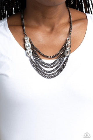 Paparazzi Accessories Come CHAIN or Shine - Black