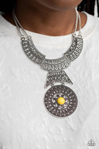 Paparazzi Accessories Fetching Filigree - Yellow